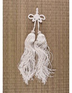 Borla branca para espadas de Tai Chi e Kung Fu