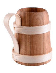 Caneca de cerveja medieval de madeira (0,5 l.) 2