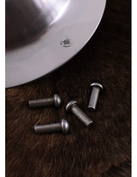 Umbo de aço médio para escudos (19 cm.)