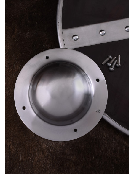 Umbo de aço médio para escudos (19 cm.)