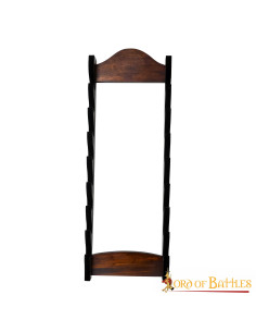 Suporte de parede para 8 espadas e machados (94,5x33,3 cm.) 2