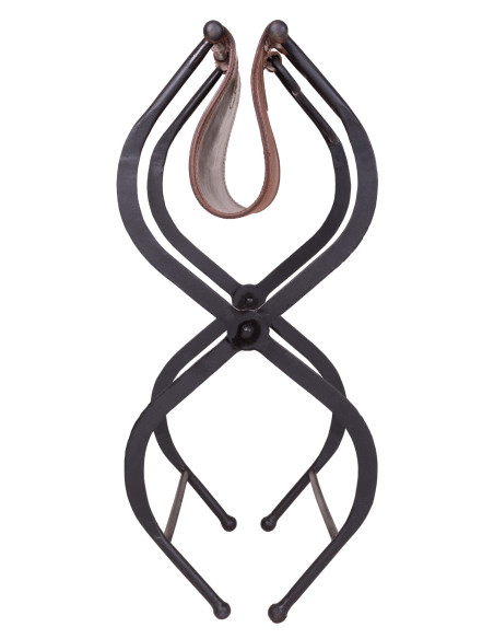 Banco dobrável romano e medieval em...