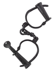 Algemas medievais em aço preto