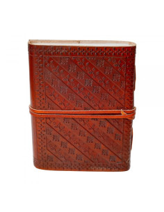 Diário de pele de dragão celta (17,7x12,7 cm.) 2