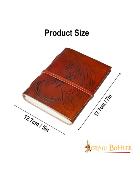 Diário de pele de dragão celta...