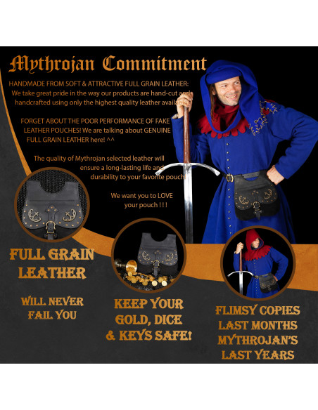 Mala medieval, tipo pochete, em...