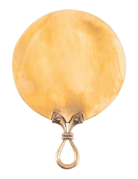 Espelho Celta em latão (17,5x11,5 cm.)