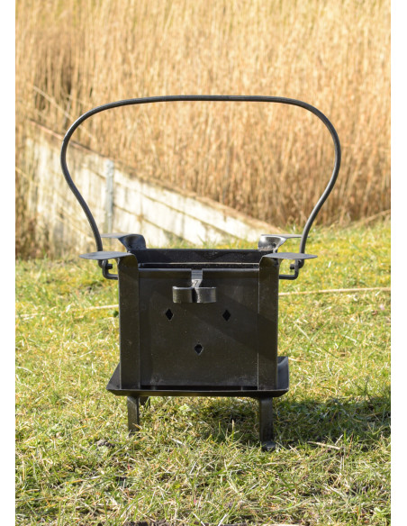 Rotina medieval e grelhador para...