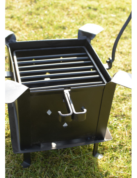 Rotina medieval e grelhador para...