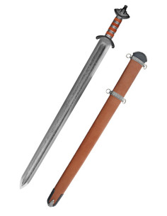 Espada Saxônica em Aço Damasco, século IX (86 cm.)