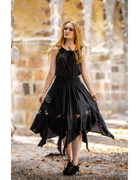 Adele blusa medieval sem mangas, cor...