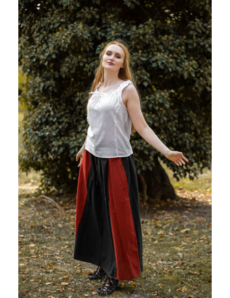 Blusa medieval sem mangas Adele, cor...