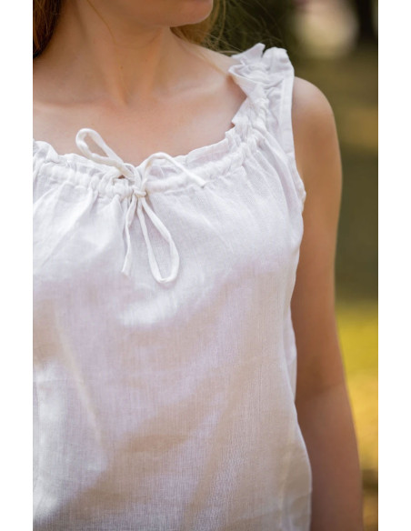 Blusa medieval sem mangas Adele, cor...
