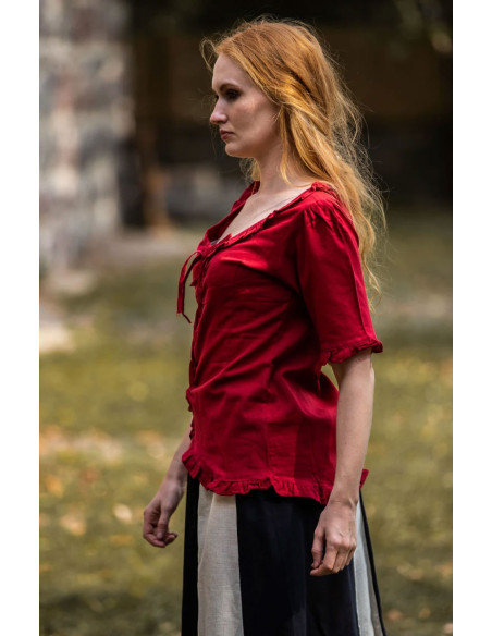 Blusa de mulher medieval Bea, cor...