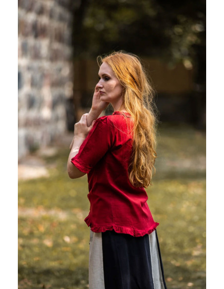 Blusa de mulher medieval Bea, cor...