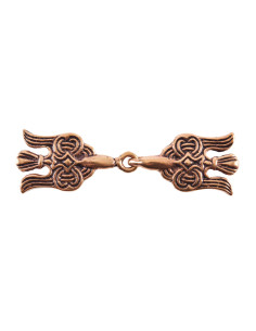 Pregadeira Viking Hugin e Munin, em bronze