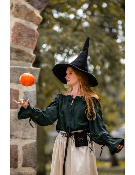 Blusa medieval Morgan ombros nus