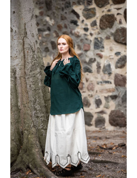 Blusa medieval Morgan ombros nus