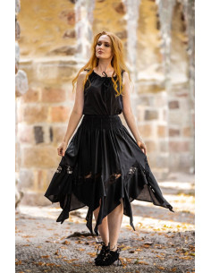 Saia bruxa modelo Selena, preta 2