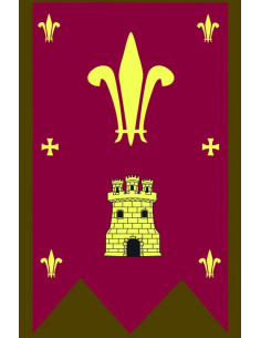 Banner Medieval Castle-Flower de lis