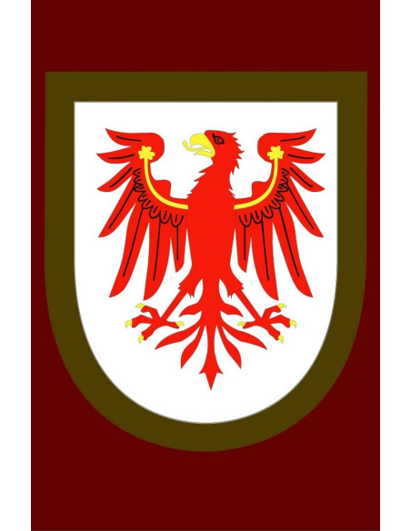 Águia vermelha padrão medieval