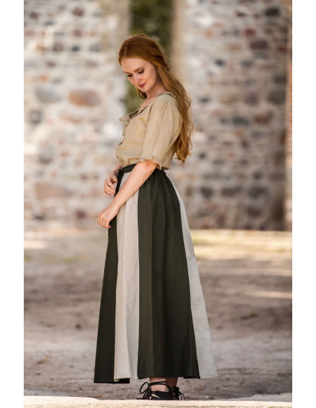 Saia medieval modelo Diana, natural...