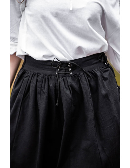 Saia medieval com bordado modelo...