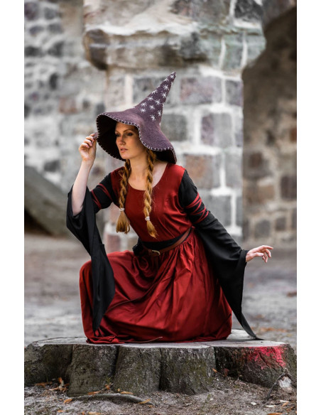 Chapéu de bruxa modelo estrela, cor...