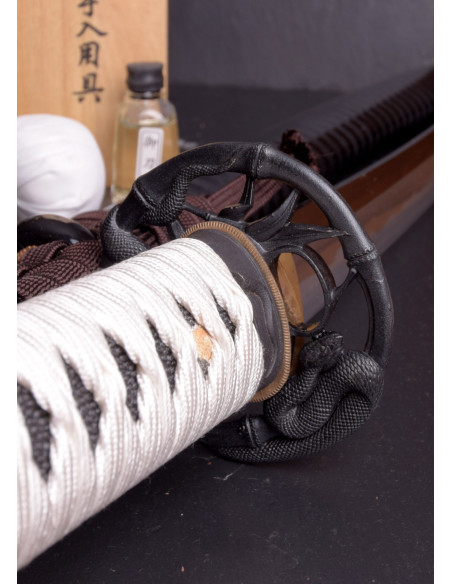 Hanwei cobra katana, aço dobrado...