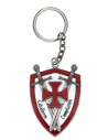 Cavaleiros Espadas Cruzadas Templárias Anel Chave