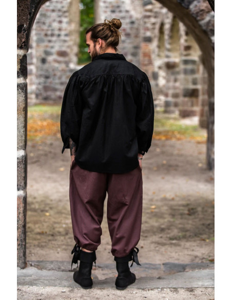 Calça pirata Vincent, cor marrom