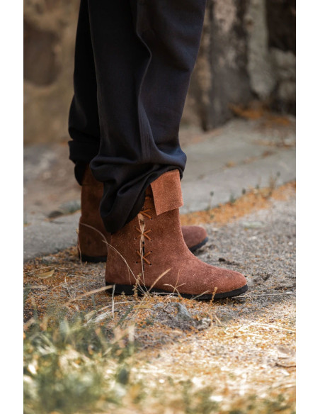 Calças medievais Dirk, cor preta