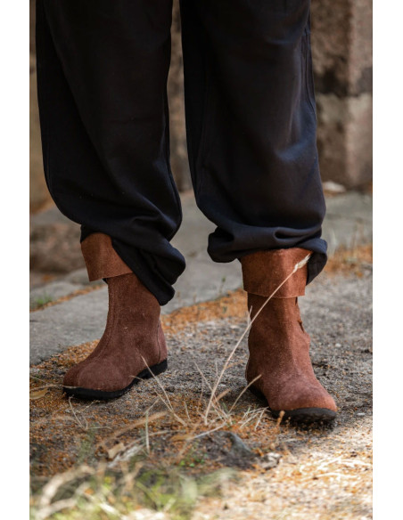 Calças medievais Dirk, cor preta