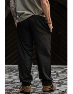 Calça medieval Arvo, cor preta 2