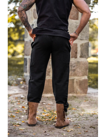 Calça medieval Joren corte reto, cor...