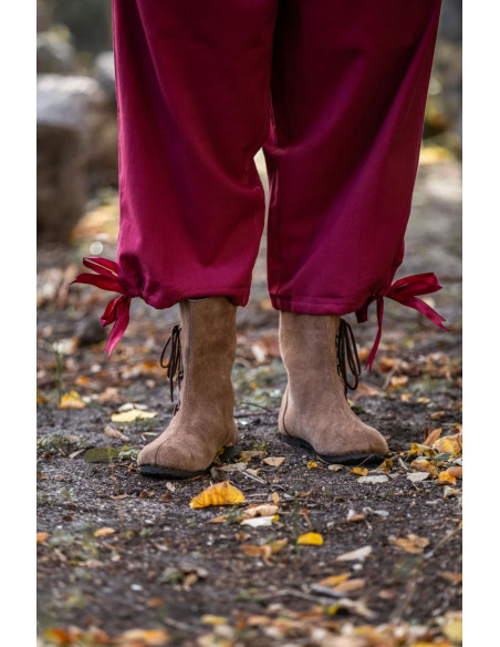 Calça pirata Vincent, cor vermelha