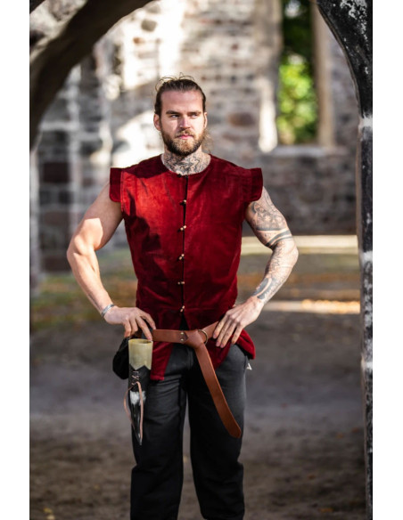 Colete renascentista forrado modelo...