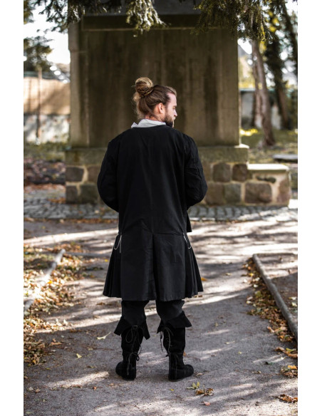 Casaco pirata preto modelo Edward