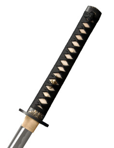 Katana Leão Dourado em Aço Damasco (104,8 cm.) 2