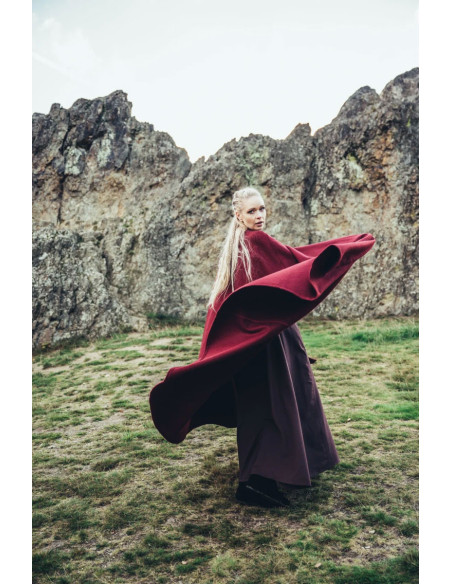 Capa medieval sem capuz modelo Kuno,...