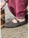 Sapatos medievais castanhos para senhora, Rieke