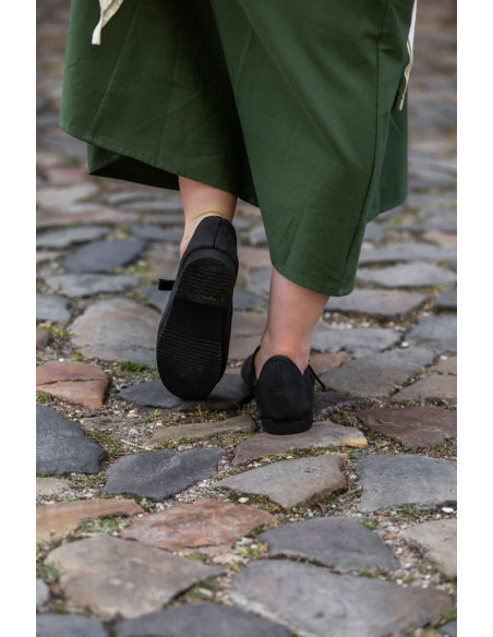 Sapatos medievais pretos para...