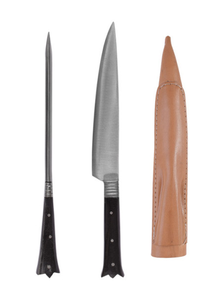 Conjunto de 2 talheres medievais...