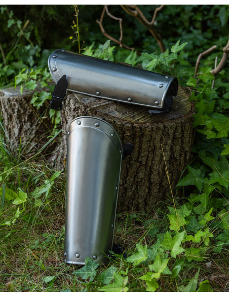 Grevas medievais de Balthasar, aço...