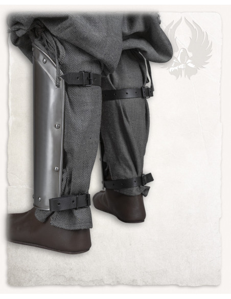 Grevas medievais de Balthasar, aço...