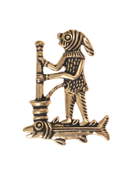 Broche Pilgrim Doctor Monkey em bronze