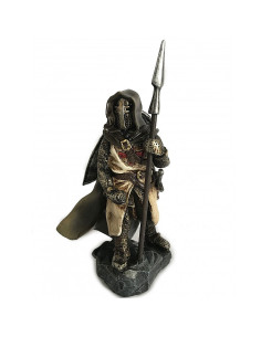 Cavaleiro Templário miniatura com lança (12 cm.)