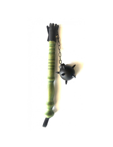 Maça medieval 1 cabeça, cor verde (46...