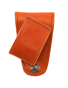 Tahalí para espada em couro marrom claro