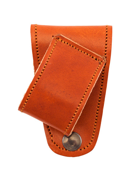 Tahalí para espada em couro marrom claro